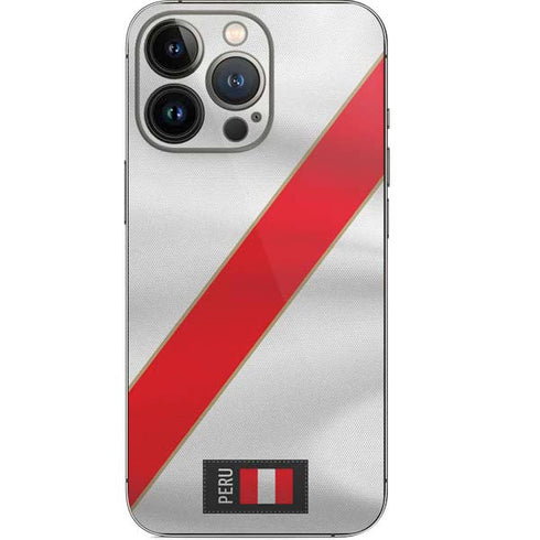 Peru Soccer Flag iPhone 15 Pro Skin